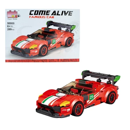 Brinquedo blocos de montar carro esportivo peças de encaixe diversos modelos de carro