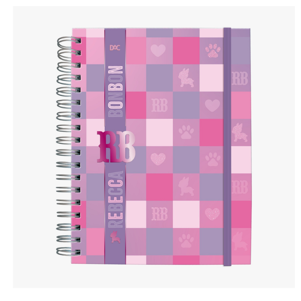 Caderno Inteligente Smart Universitário Rebecca Bonbon 10 Mat Removível ...