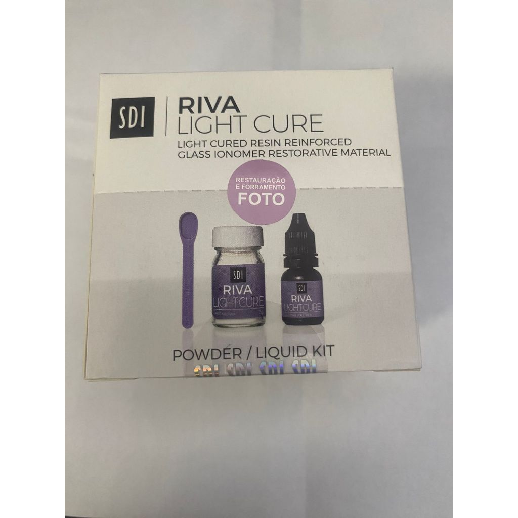 IONOMERO VIDRO R RIVA LIGHT CURE A2-SDI | Shopee Brasil