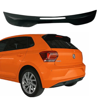 Aerofólio Polo Gti Tsi Msi 2018 A 2025 Black Piano Em Abs
