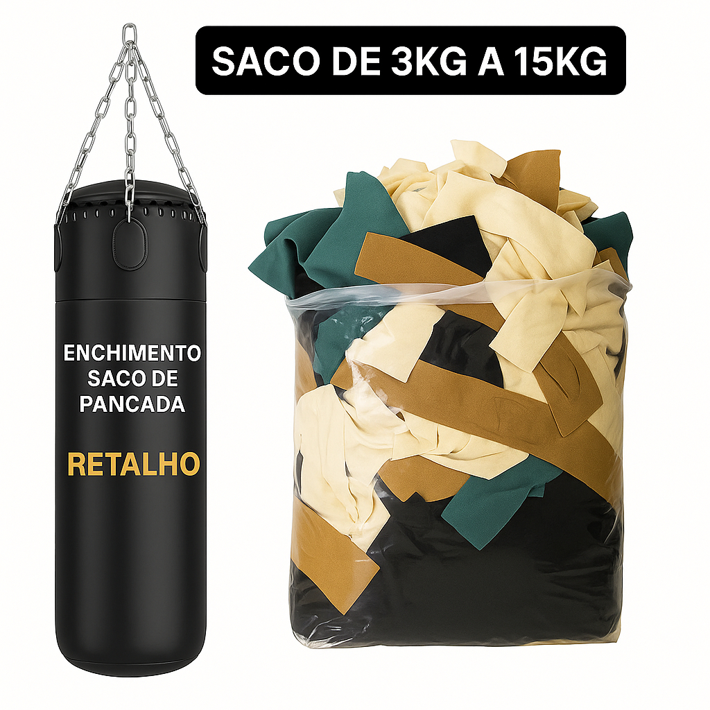 Enchimento com Retalho de Tecido premium para Saco de Pancada ...