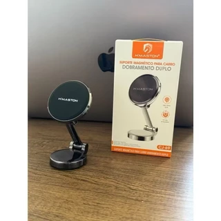 Suporte Veicular Magnético Para Celular Carro Dobramento Duplo HMaston CJ-69