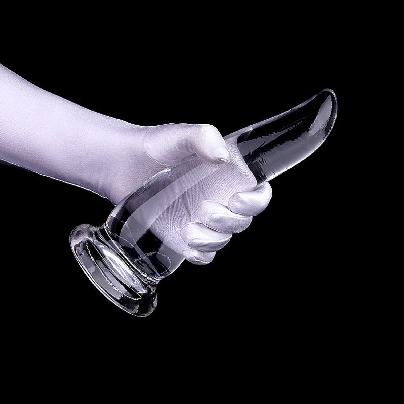 Plug Anal em Silicone Transparente
