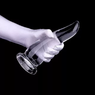 Plug Anal em Silicone Transparente