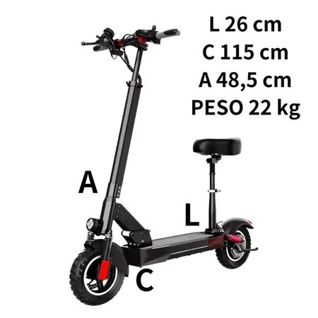 Patinete Elétrico Foston S09 Pro com painel Digital