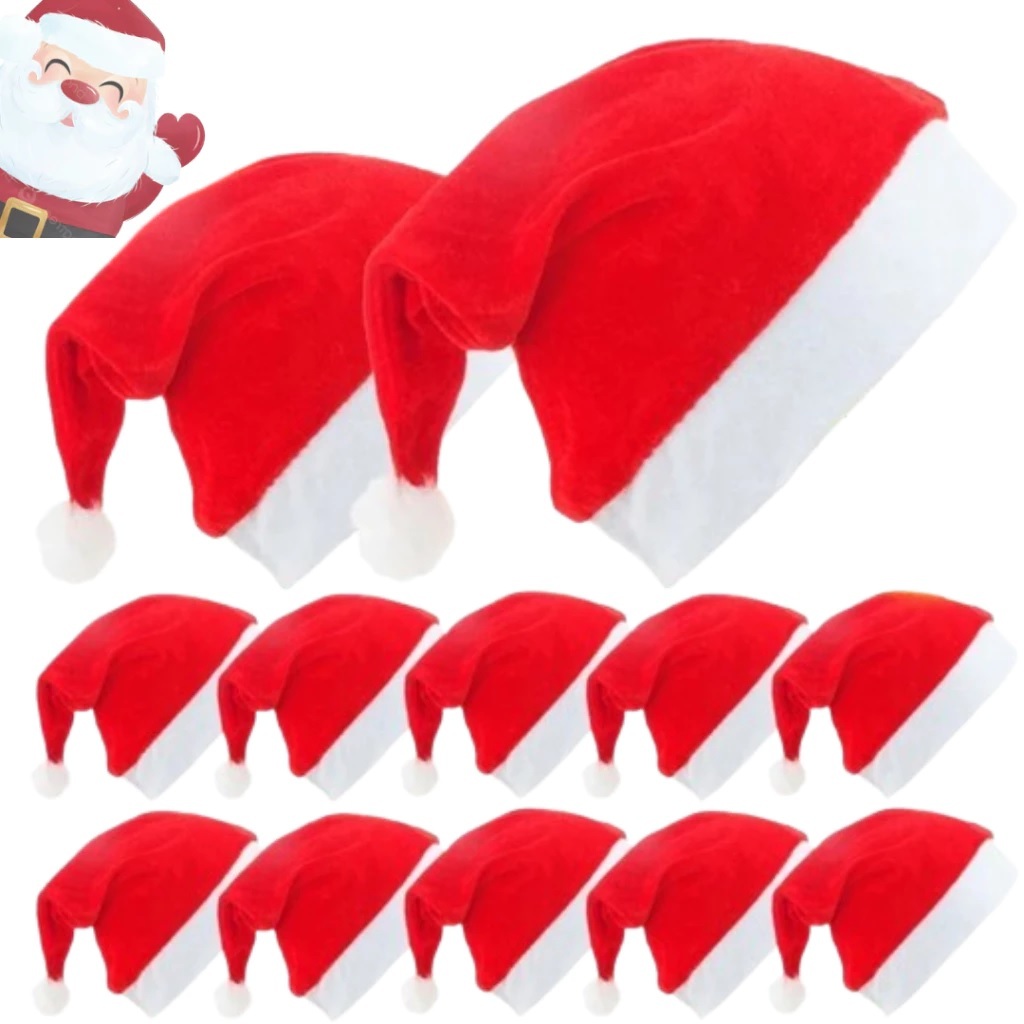 Gorro de Natal Original Kit 10 20 30 Unid
