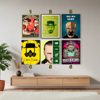 Placas Decorativas Breaking Bad - Toque de Personalidade na Sua Casa