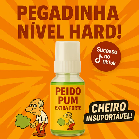 Peido Spray de Pum Pegadinha Super Forte - Zoação Garantida - Pegadinha - Trolagem TikTok