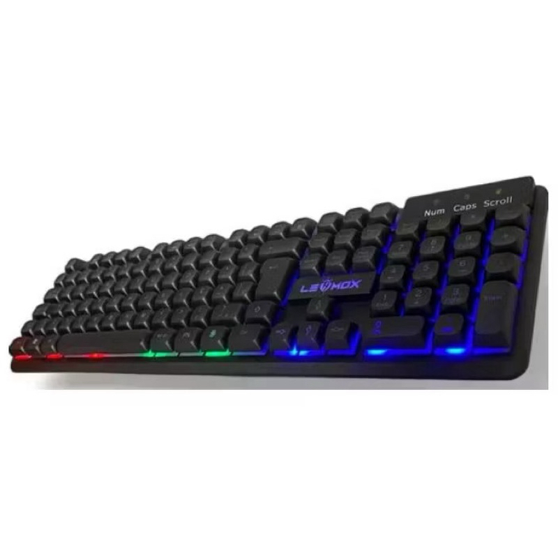 TECLADO GAMER LED LEHMOX LEY-2087 - Iluminação RGB e Teclas
