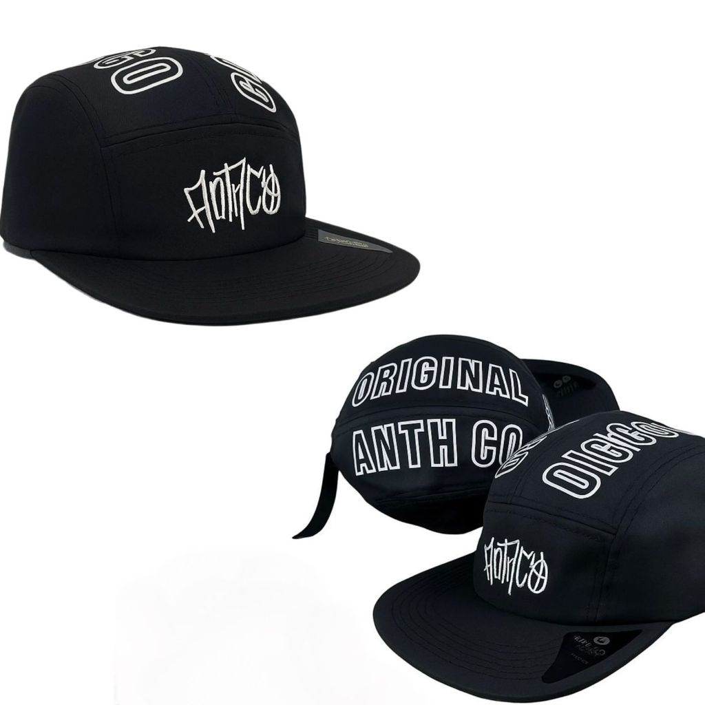 Boné Five Panel Anth Co Original Aba Reta Masculino/Feminino | Shopee ...