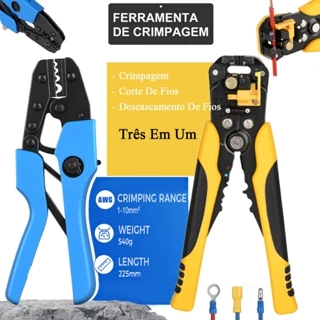 Kit De Alicates De Crimpagem Para Descascar Cabos, Descascadores De Fios