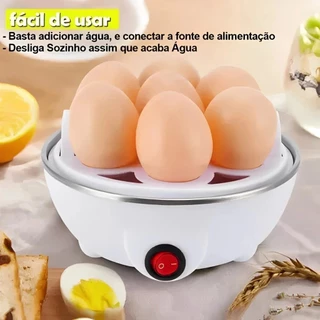 Cozedor de Ovos 110v/220v Elétrico Portátil Cozinha à Vapor, Presente dia das maes