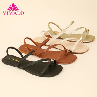 Sandália Rasteira Feminina Bico Quadrado VLRAST05 - detalhe alça dedo em Oferta na Shopee