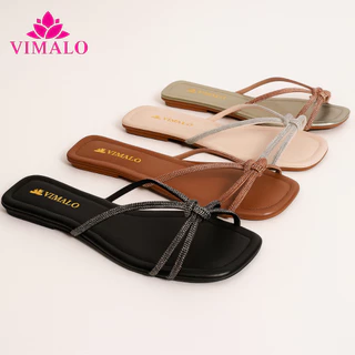 Sandália Rasteira Feminina Bico Quadrado VLRAST06 Chinelo Brilho em Oferta na Shopee