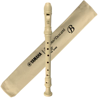 Flauta Doce Yamaha Soprano Barroca Yrs24B em Oferta na Shopee
