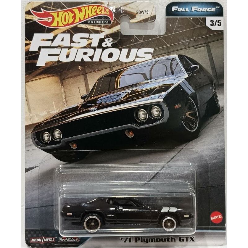 Hot Wheels Fast & Furious 71 Plymouth GTX 1/64 | Shopee Brasil