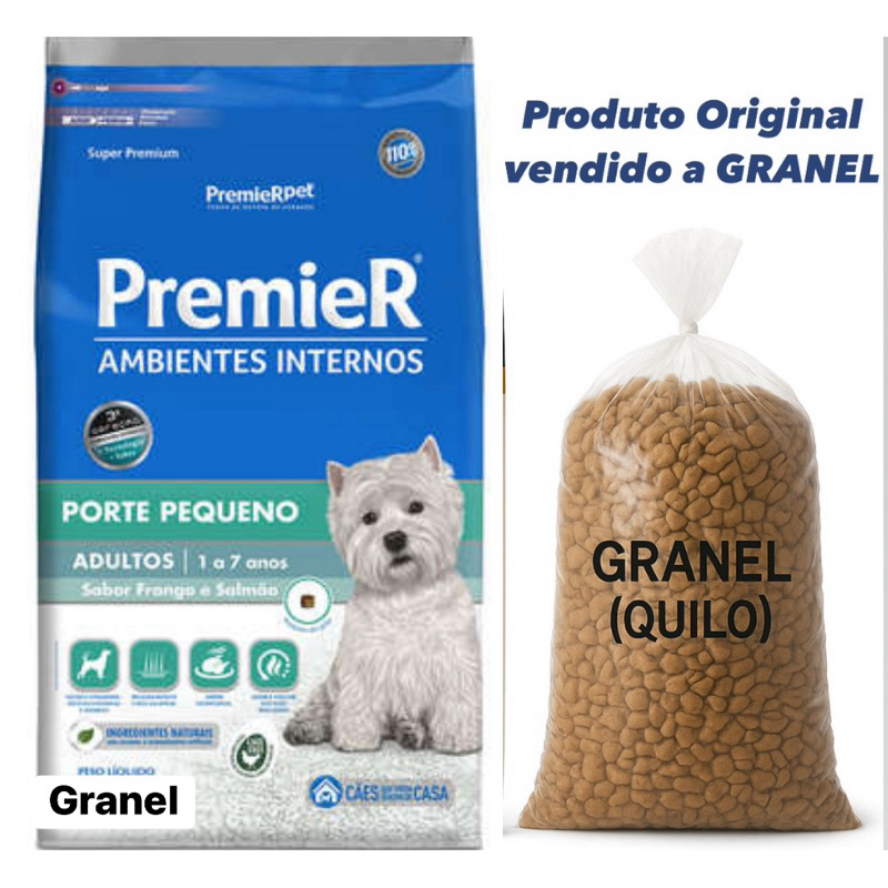 Ração Cachorro Premier Adulto Super Premium Ambientes Internos Raças ...