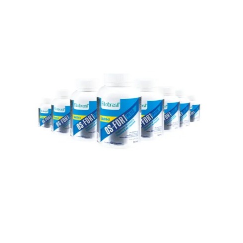 Cálcio Os-fort Plus Com Vitamina D3 - 60 Cápsulas - Kit 8 Un Original ...