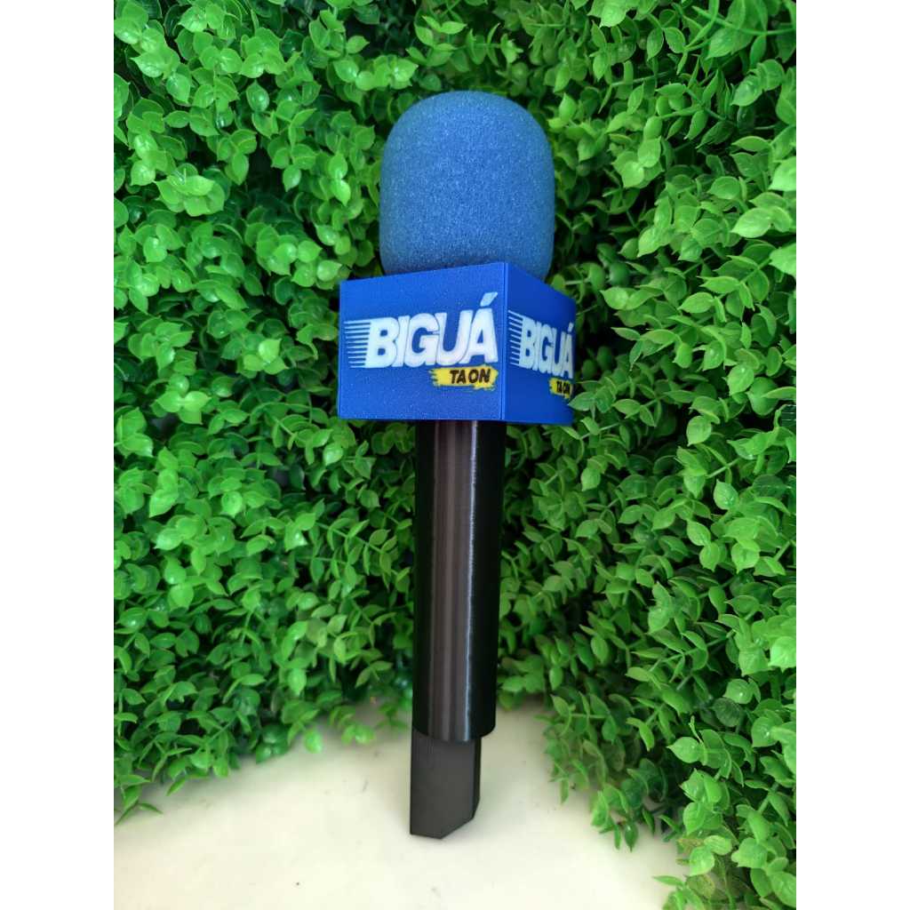 Canopla Cubo de Microfone Personalizado – Rádio, Podcast, Igreja, mic lapela, lark m1 m2