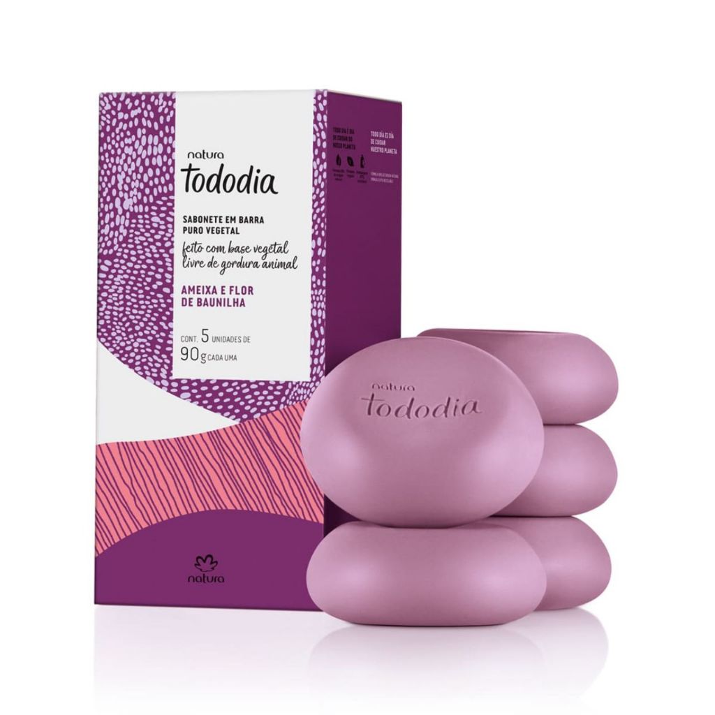 Sabonete em Barra Tododia Ameixa e Flor de Baunilha(Natura) | Shopee Brasil