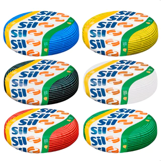 Fio 2 5mm Flexivel Rolo De Fio Elétrico Com 50 Metros - Sil