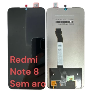 Tela Frontal Display Touch lcd Redmi Note 8 M1908c3jg Original sem aro