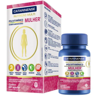 Polivitamínico Mulher 60 Cápsulas- Catarinense