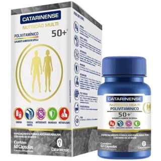 Polivitamínico 50+ 60 Cápsulas- Catarinense