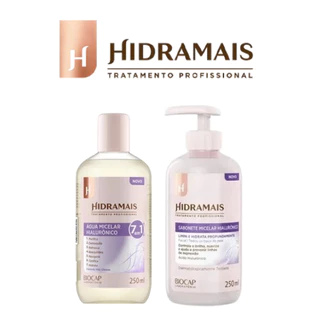 Kit Skincare Água Micelar 250 Ml e Sabonete Micelar 250 Ml Hialurônico Hidramais em Oferta na Shopee