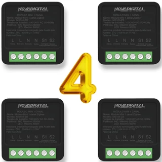 Interruptor Mini Módulo Relé Inteligente Zigbee 1 Canal 10a Automação Residencial Alexa Google Home