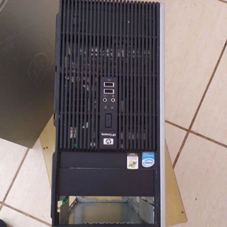 Placa hp lga 775 + cpu+memoria +cpu fan + gabinete