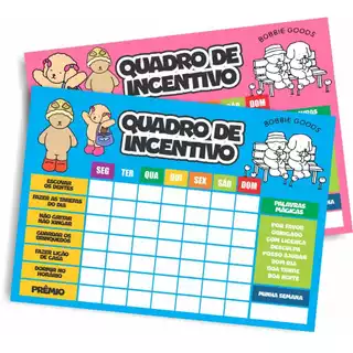 Quadro de Rotina Infantil - Quadro de Incentivo para Atividades Diárias e Organização - Mural das conquistas