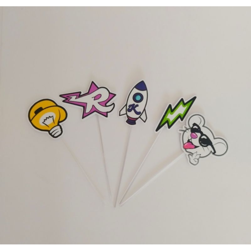 Topper, topo para doces Grupo dos Rosa elementos, Emily Vick | Shopee ...