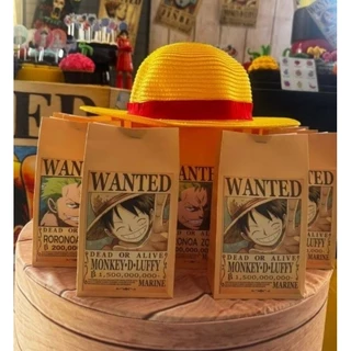 Saquinhos do One Piece - Lembrancinha para festa do Luffy