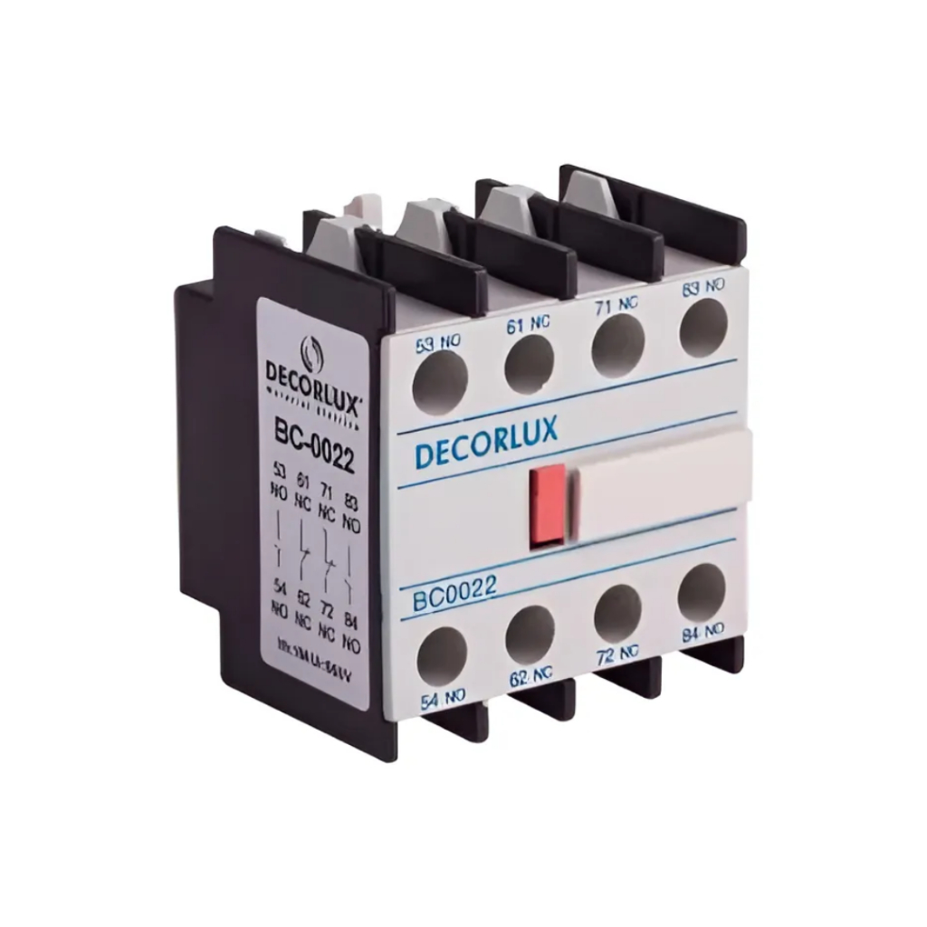 Bloco De Contato Auxiliar Frontal 2na+2nf Decorlux | Shopee Brasil