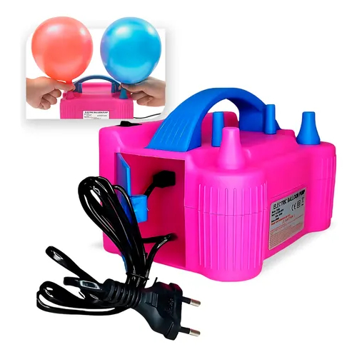 Inflador Bomba Elétrica Para Encher Bolas Balões Festa 110v | Shopee Brasil