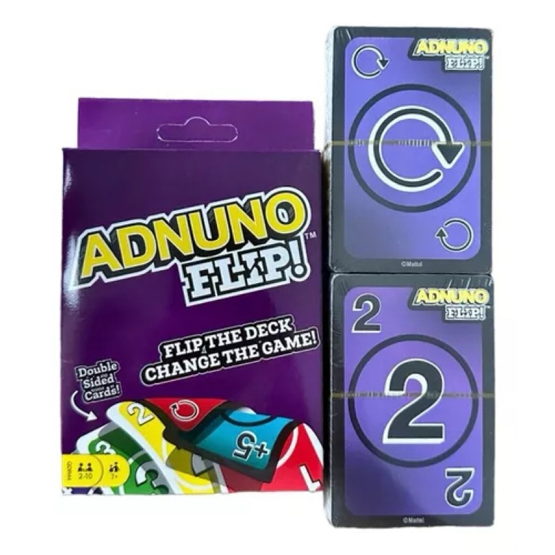 Uno Flip Baralho Jogo Lançamento Uno® Flip!™ Card Game AdnUnoO