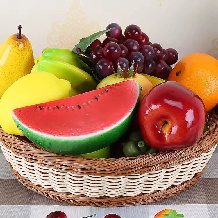 Kit 6 a 12 Frutas Realistas Artificiais Tamanho Real Sortidas ...