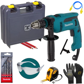 Furadeira De Impacto 1/2'' 550w M0801b Makita C/ Kit Maleta em Oferta na Shopee