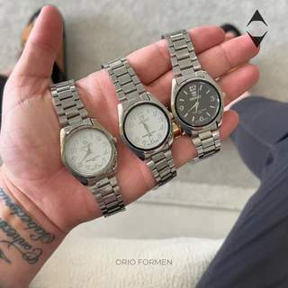 Relógio Moda Masculina ORIMET TEMPUS- Bateria 377 / Quartzo – Analógico Ajustável À Prova D’Água