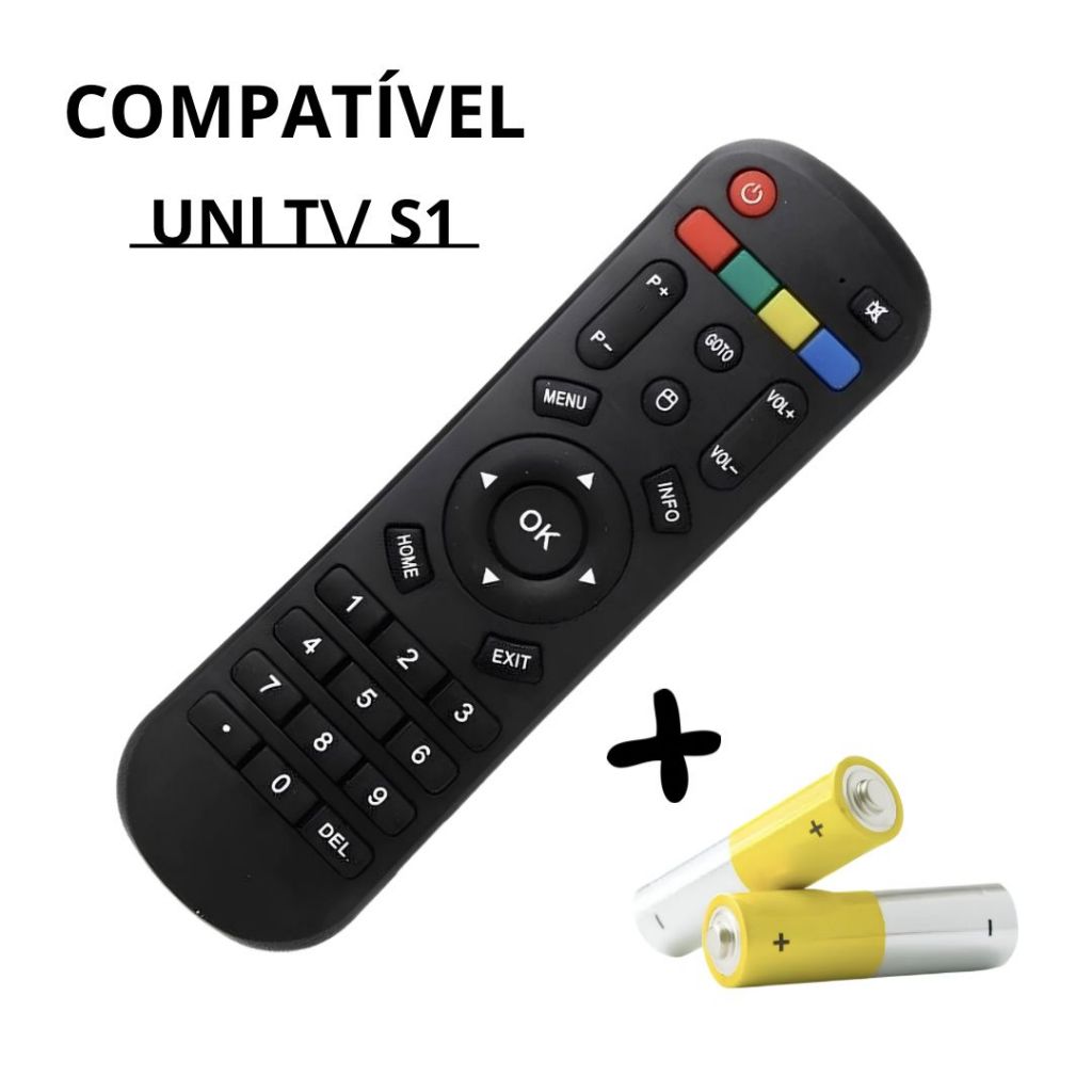 Controle Remoto Para Aparelho de Tv Uni | Shopee Brasil