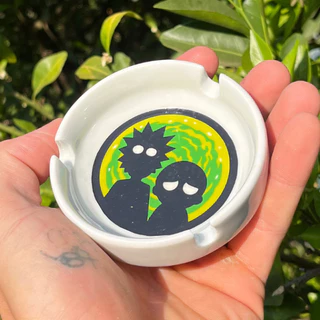 Cinzeiro Rick and Morty Colecionável Porcelana Resistente