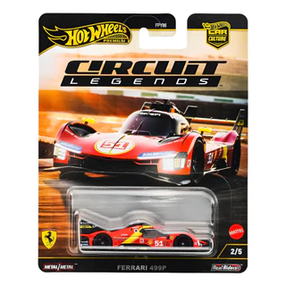 Carrinho Hot Wheels Premium Circuit Legends Ferrari 499p - Hot Wheels