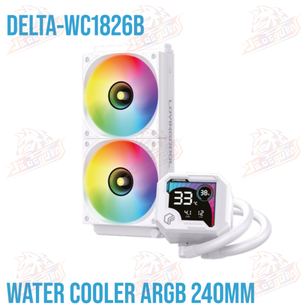 Water Cooler 240mm RBG DELTA WC1826B/P