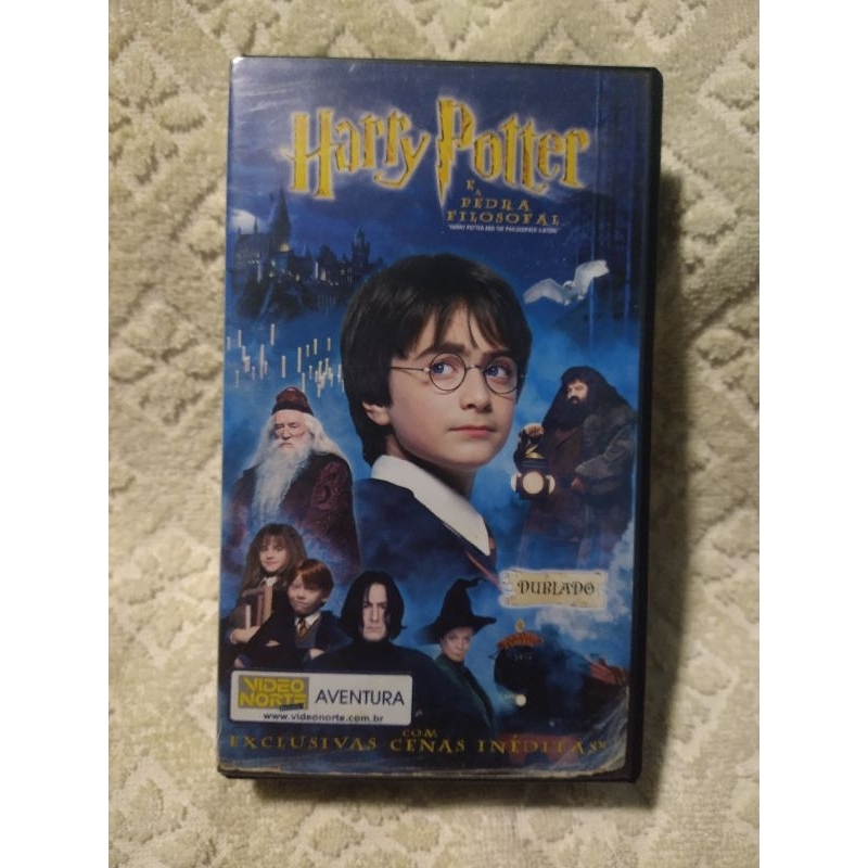 VHS Harry Potter E A Pedra Filosofal | Shopee Brasil