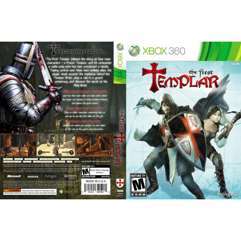 The First Templar P/ XBOX360 (LTU/LT/JTAG/RGH) | Shopee Brasil