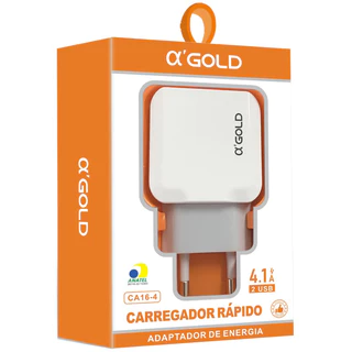 Carregador Rápido A Gold 2 Entradas USB