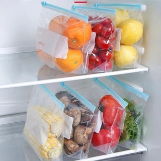 Sacos Herméticos Para Armazenar Alimentos Reutilizável Congelador Zip Lock