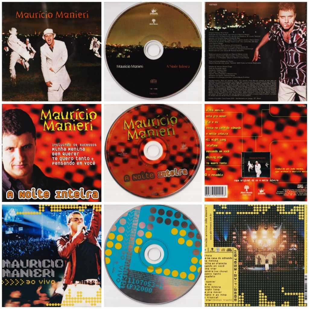 CD MAURICIO MANIERI - LOTE COM 03 CDS ORIGINAIS | Shopee Brasil