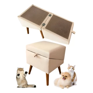 Puff Rampa Pet Cachorro Gato Dobrável Antiderrapante 40cm